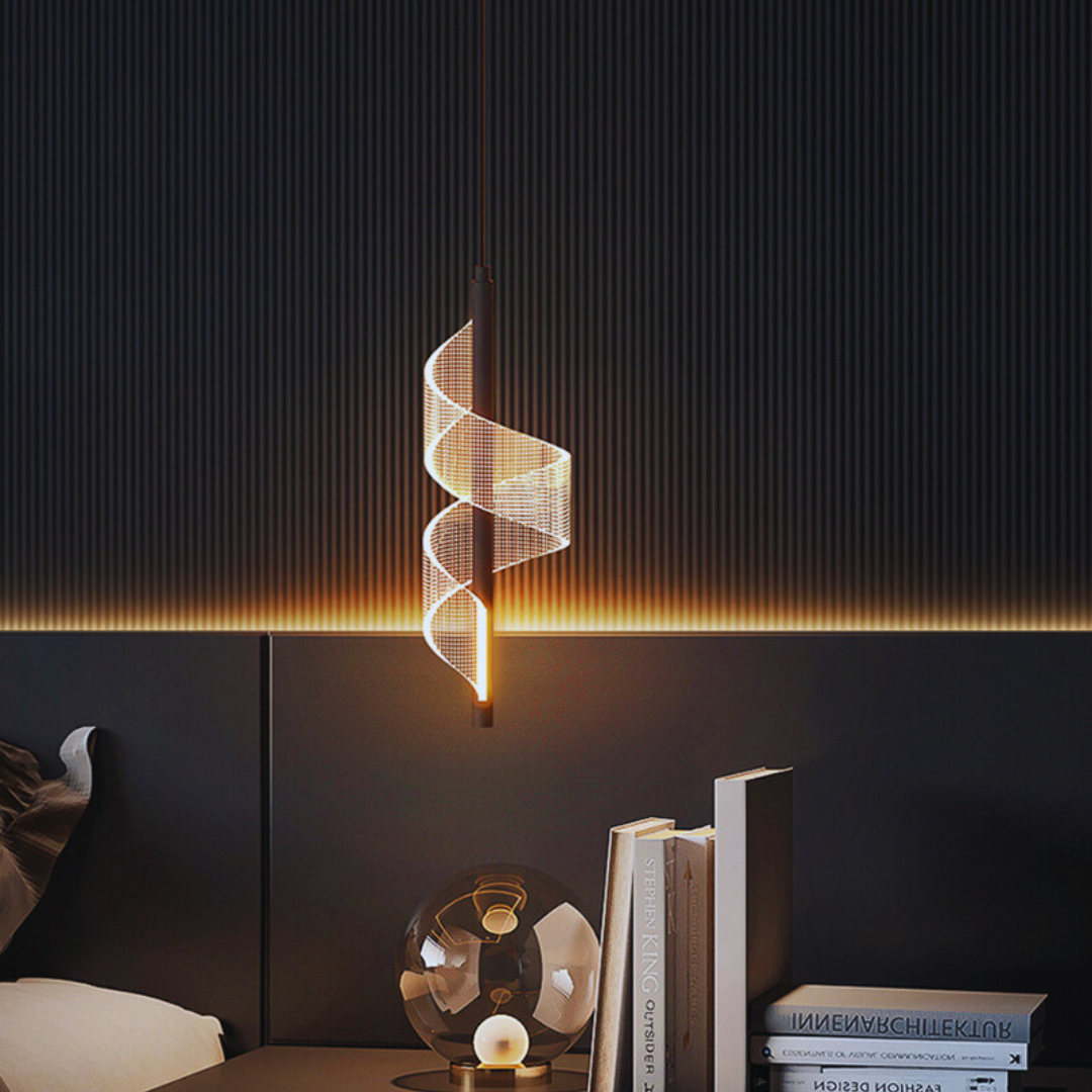 Luminária Pendente LED Nordic Espiral Lume Prime