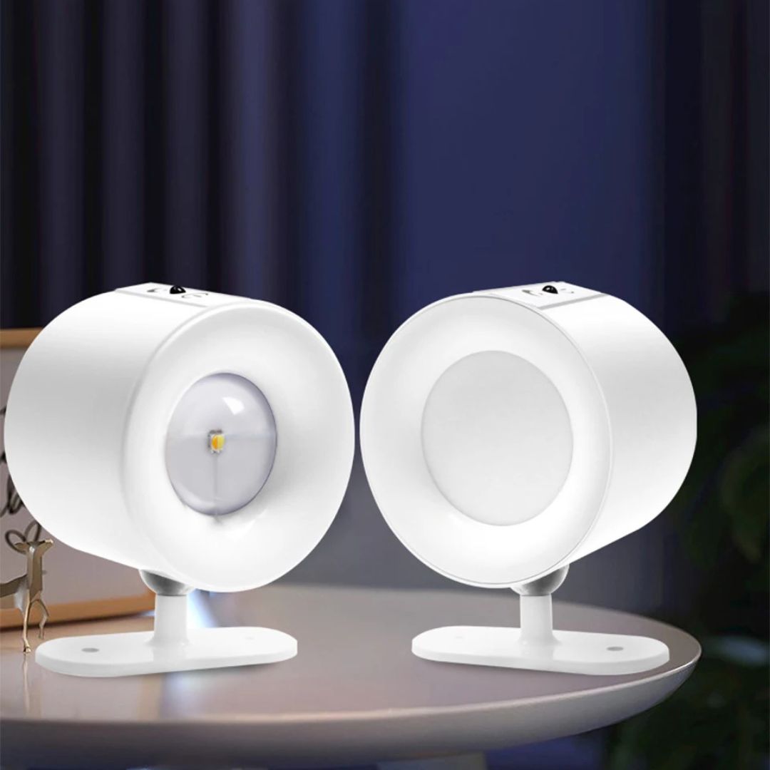 Arandela de Parede Cabeça Dupla com Controle Remoto Clarear Decor