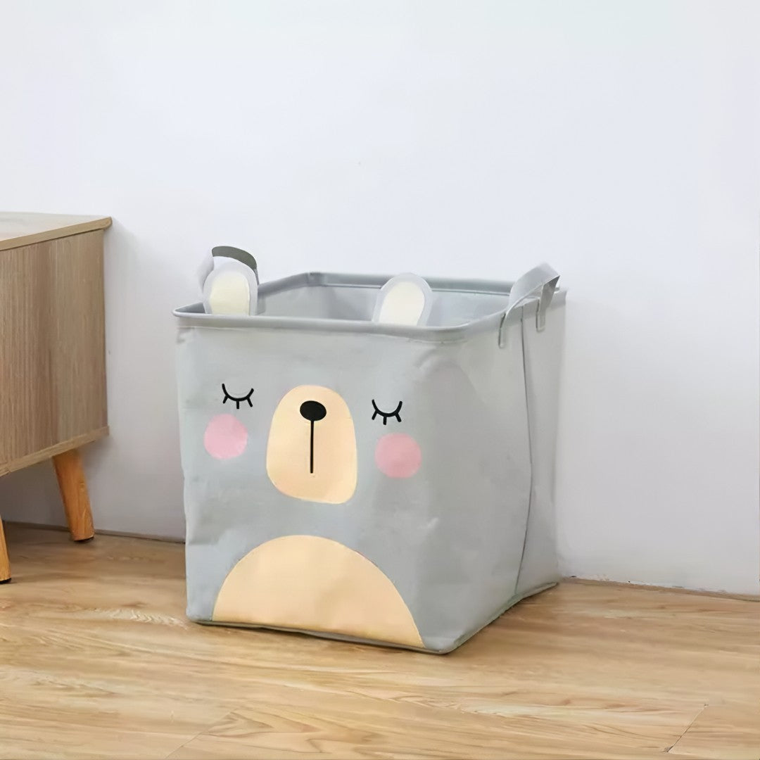 AnimalFold™ – Cesto Dobrável Quadrado Organizador Multiuso