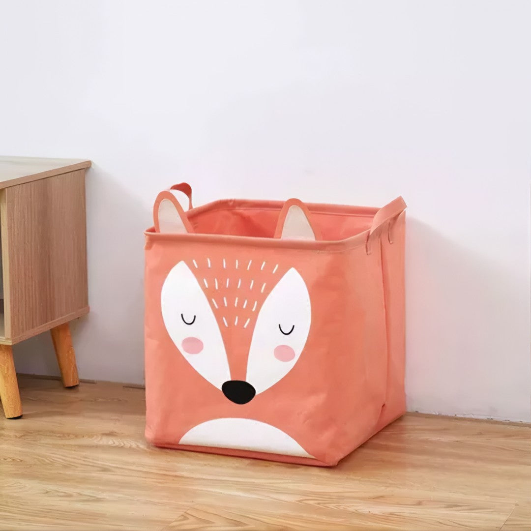AnimalFold™ – Cesto Dobrável Quadrado Organizador Multiuso