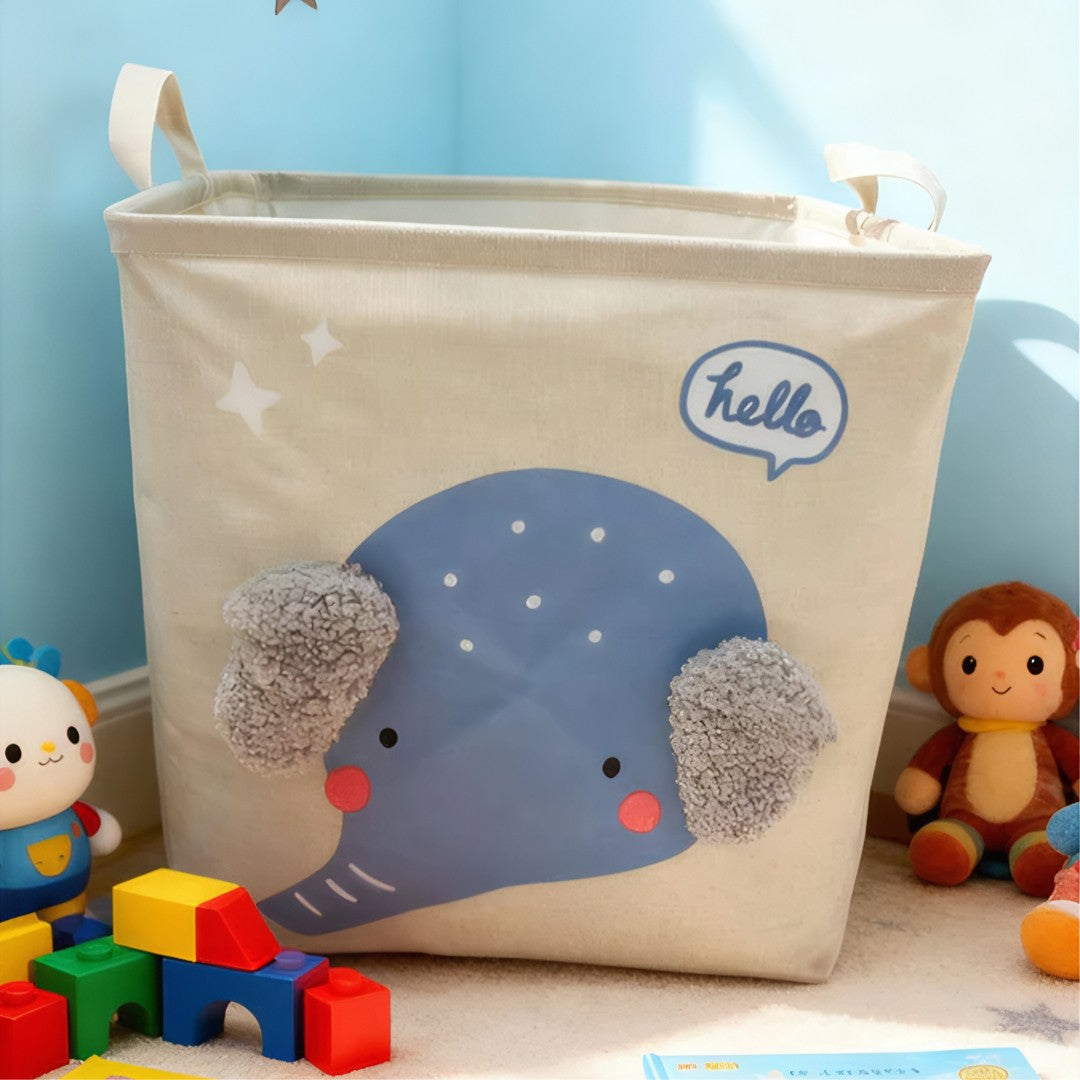 AnimalFold™ – Cesto Dobrável Quadrado Organizador Multiuso