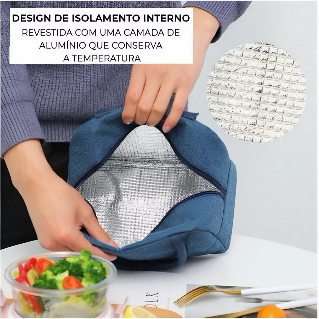 ThermaBag Set™ – Kit 5 Bolsas Térmicas Multiuso para Lanches, Marmitas e Viagens
