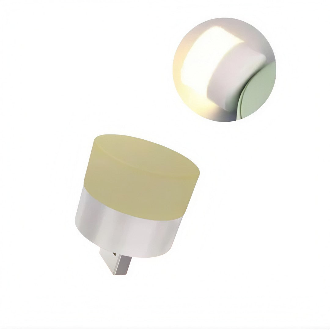 Kit com 10 mini luminárias luz lâmpada led abajur usb