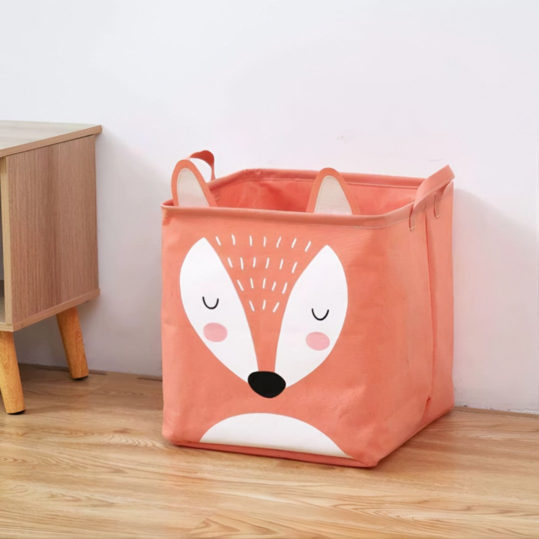 AnimalFold™ – Cesto Dobrável Quadrado Organizador Multiuso