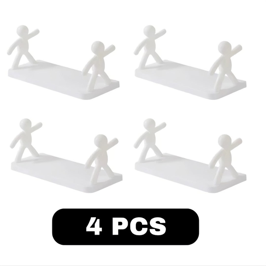 StickShelf Duo™ – Kit com 2 Suportes Organizadores com Adesivo (Sem Furo)