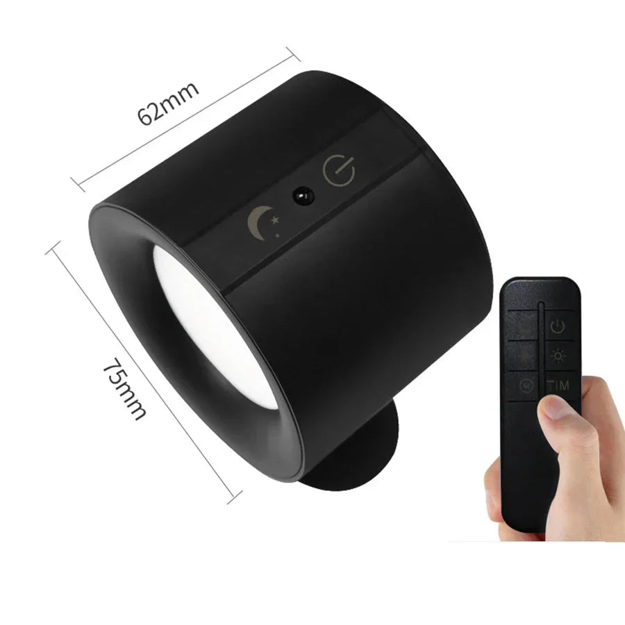 Arandela de Parede Cabeça Dupla com Controle Remoto Clarear Decor