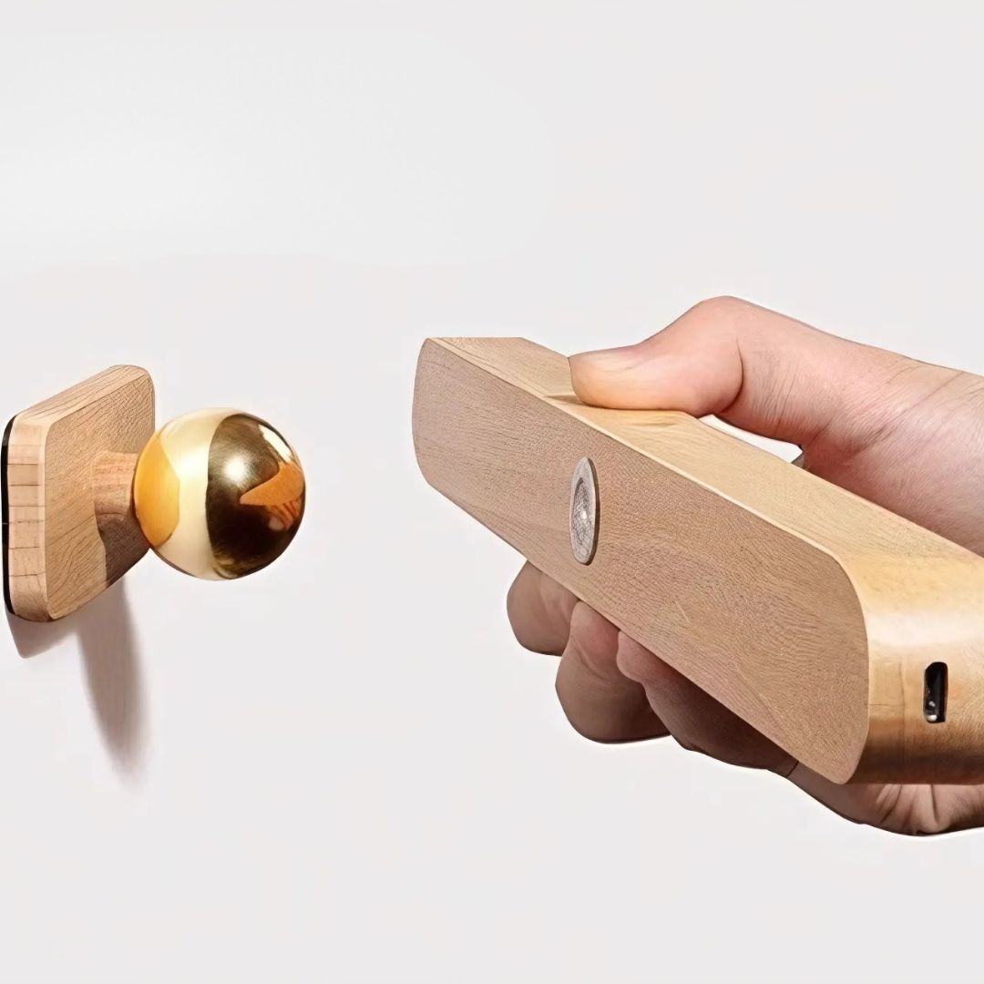 Luminária Led Recarregável Wooden Clarear Decor