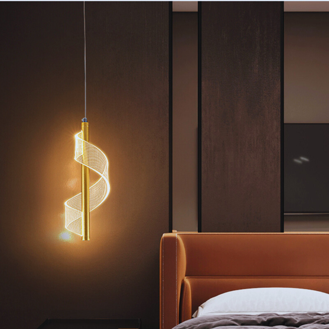 Luminária Pendente LED Nordic Espiral Lume Prime