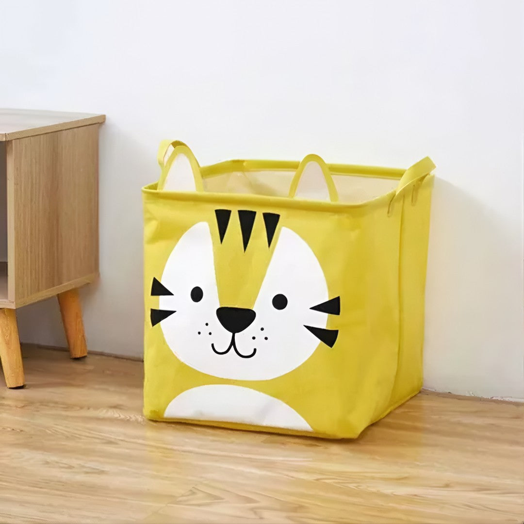 AnimalFold™ – Cesto Dobrável Quadrado Organizador Multiuso