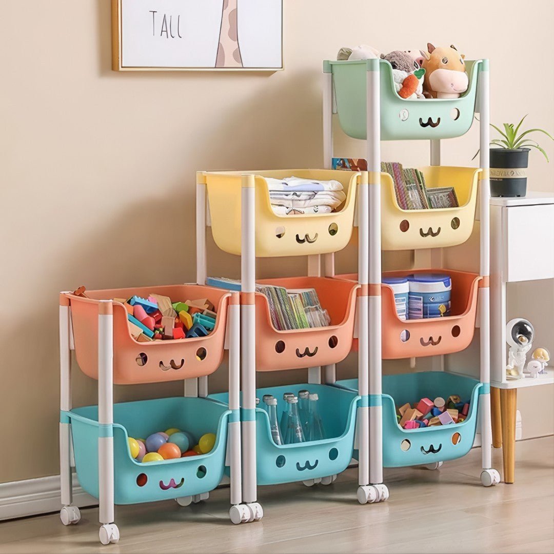 ToyStore Max™ – Organizador Infantil com 3 Camadas para Brinquedos