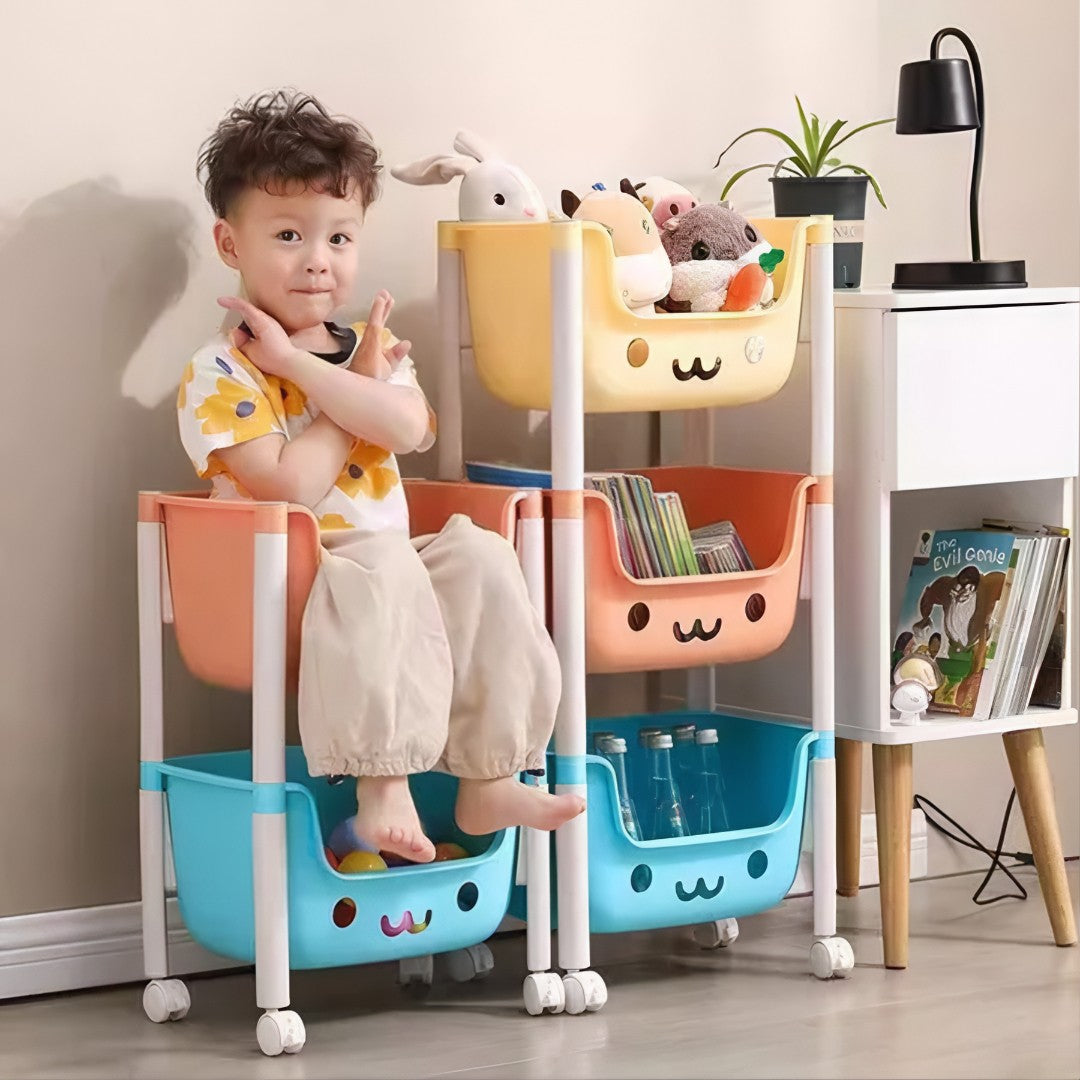 ToyStore Max™ – Organizador Infantil com 3 Camadas para Brinquedos