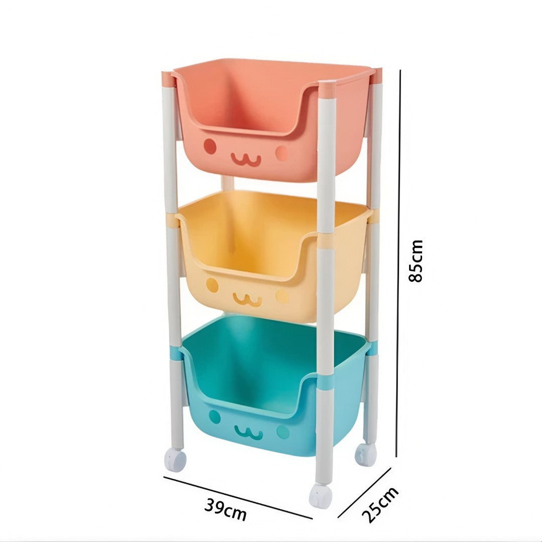 ToyStore Max™ – Organizador Infantil com 3 Camadas para Brinquedos
