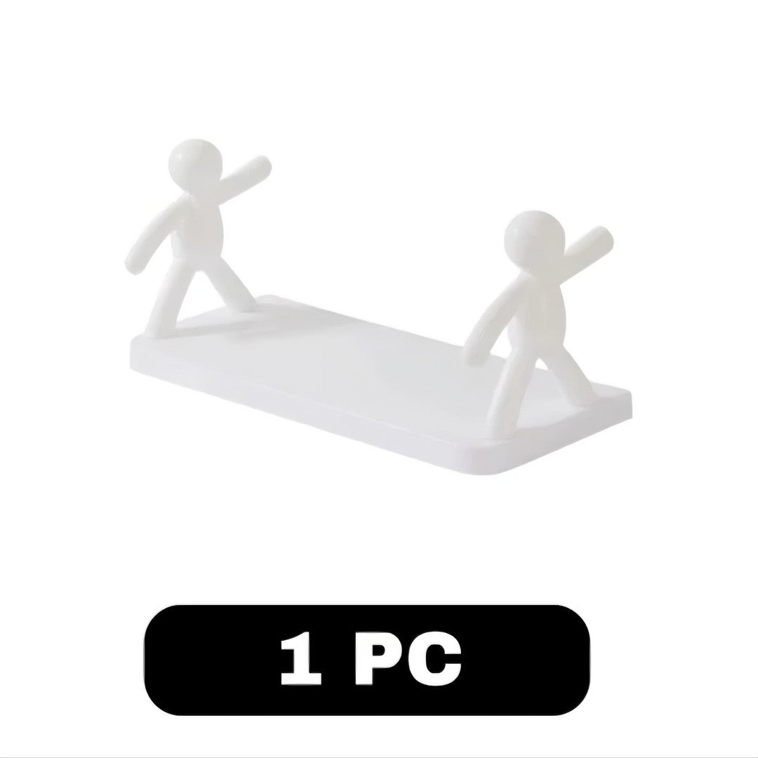 StickShelf Duo™ – Kit com 2 Suportes Organizadores com Adesivo (Sem Furo)
