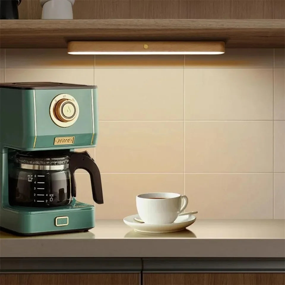 Luminária Led Recarregável Wooden Clarear Decor