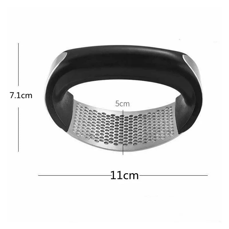 Prensa de Alho Manual em Aço Inoxidável