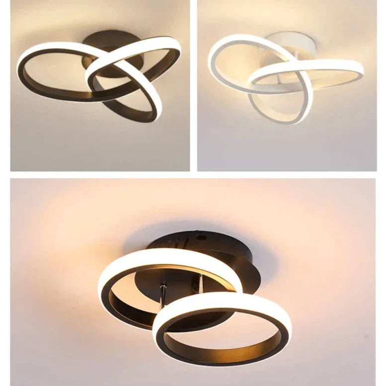 Luminária de Teto LED Contemporânea com 3 Tons de Luz Clarear Decor