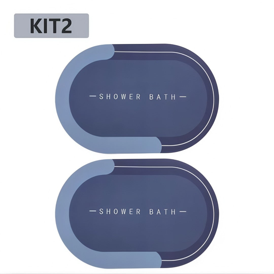 🛁 Kit 2 DryMat Pro™ – Tapete Antiderrapante Super Absorvente de Secagem Rápida
