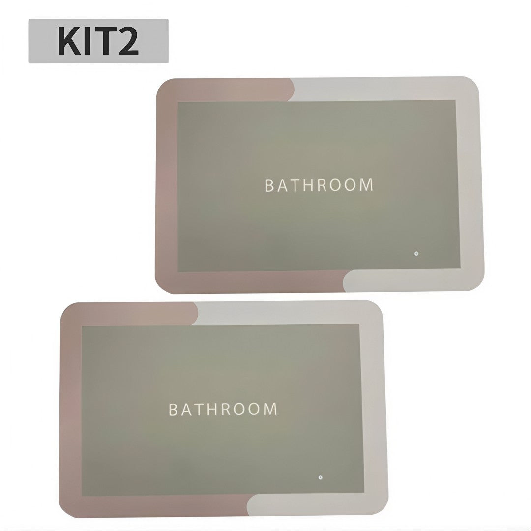 🛁 Kit 2 DryMat Pro™ – Tapete Antiderrapante Super Absorvente de Secagem Rápida